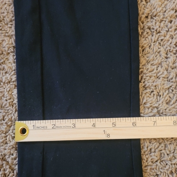 RAG & BONE ELASTIC WAIST SKINNY BLACK PANTS W BACK ZIPPER, SZ 10 - Picture 13 of 13